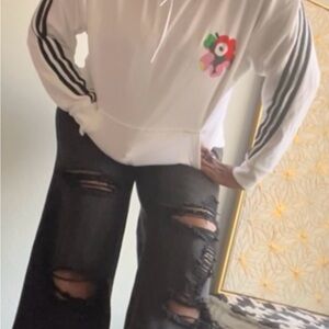 BP Charcoal Distressed Boyfriend Jeans